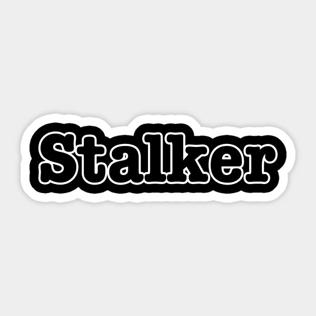 Stalker Sticker by lenn